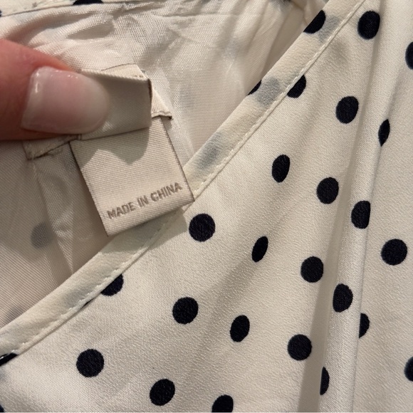 J.Crew Polka Dot Spaghetti Strap Dress Size 4 - Picture 7 of 10
